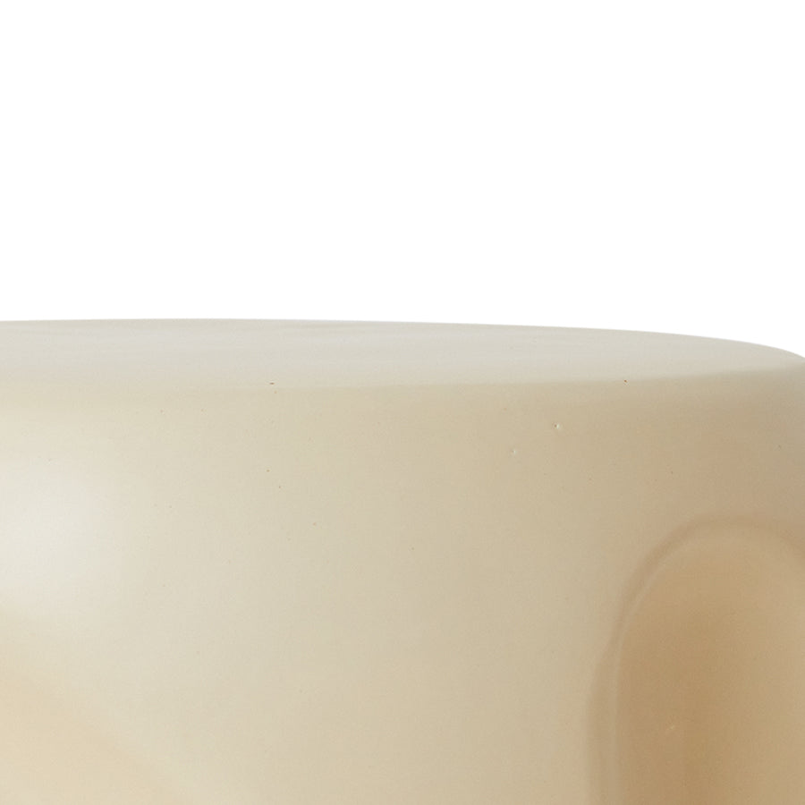 HKliving Currents Ceramic Side Table Shell