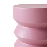 HKLIVING Stoneware Side Table Rouge