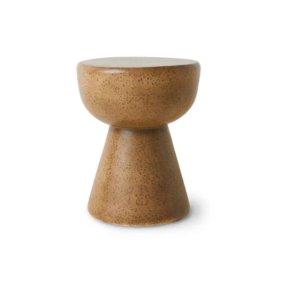 HKliving Terrazzo Side Table Pebble