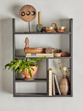 Jennie Shelf Dark Reclaimed Pine Wood - Bloomingville