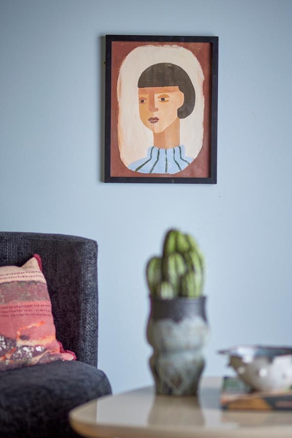 Amanda Illustration With Frame