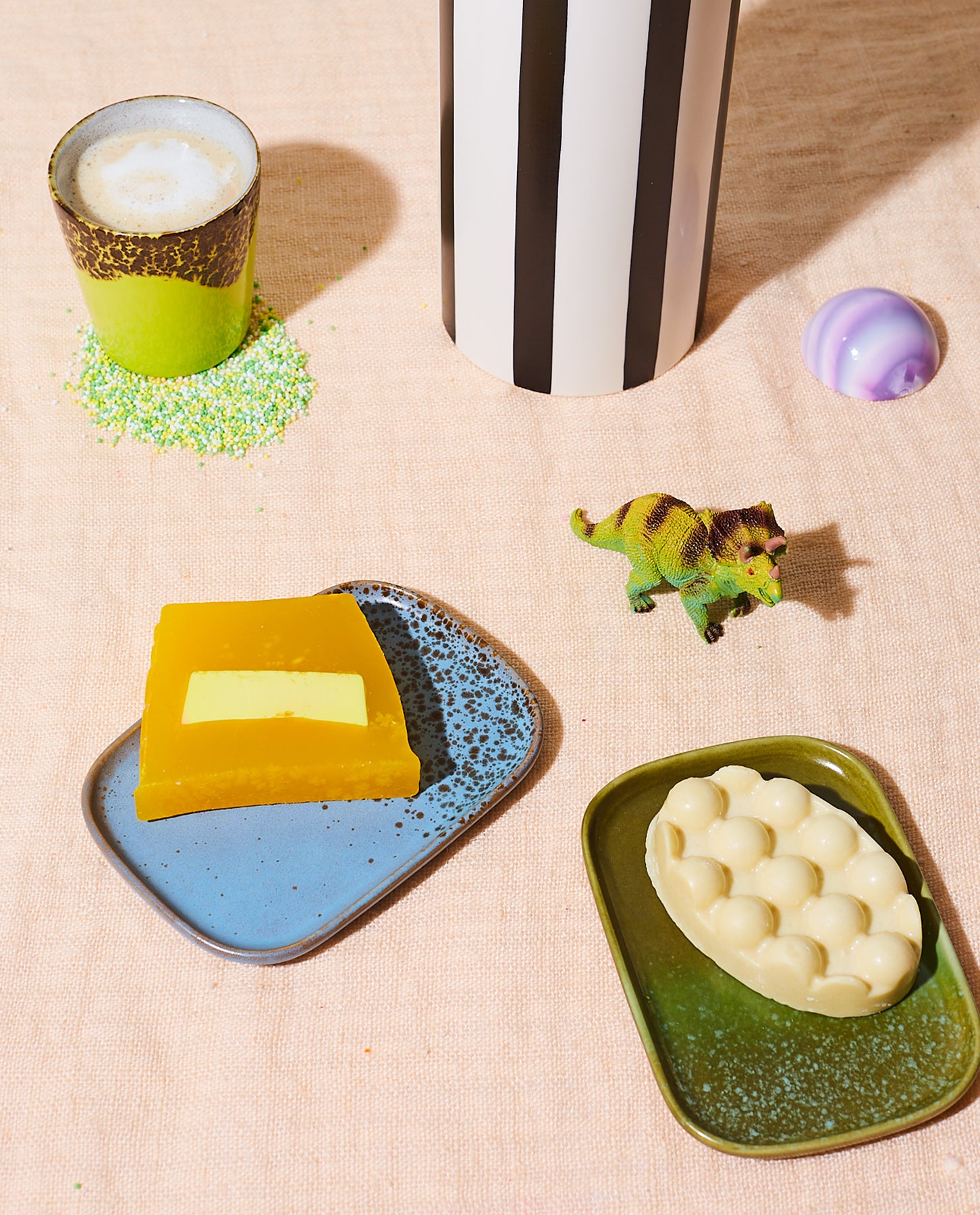 70s Ceramics: Small Trays Atlas, Set Of 2
