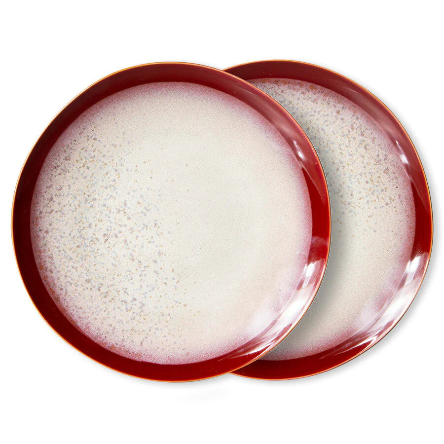 HKliving Dinner Plates Frost (set of 2)