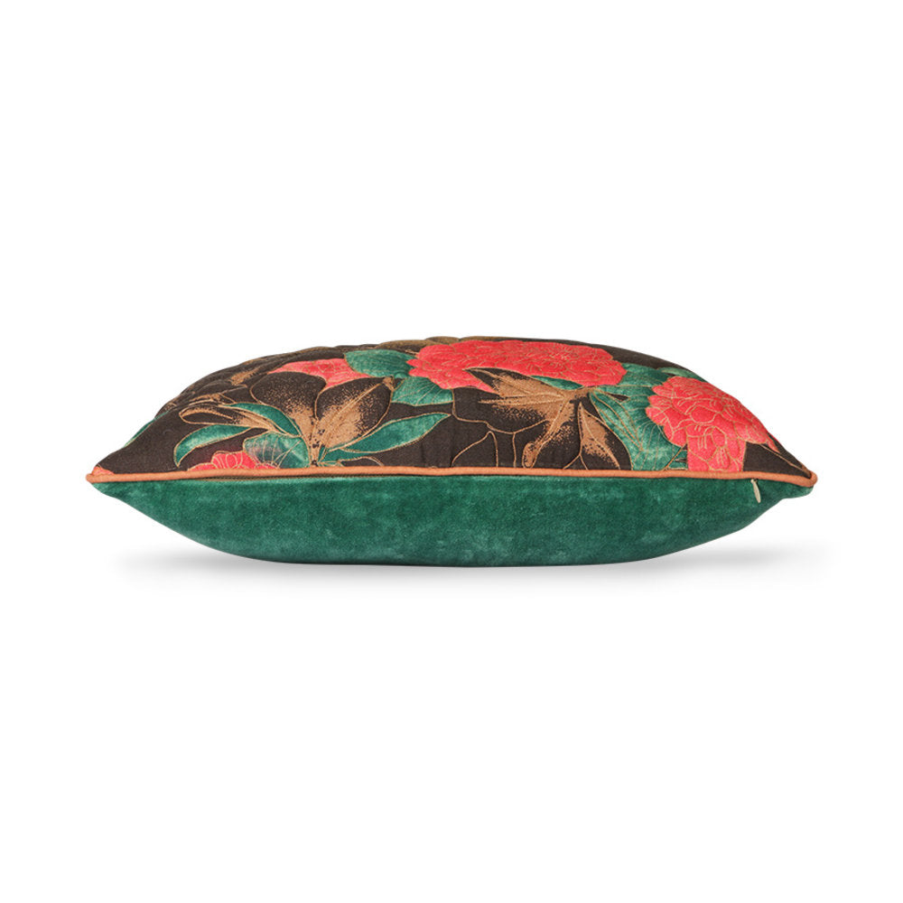 HKliving Stitched Cushion Floral (30X40)