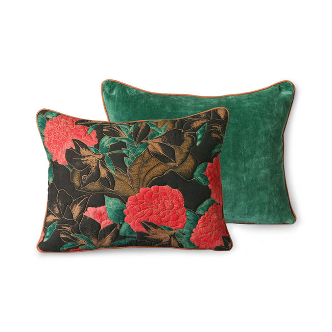 HKliving Stitched Cushion Floral (30X40)