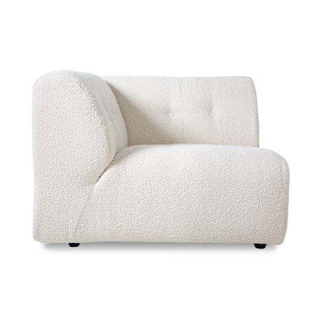 HKliving Vint Couch Element Left Boucle Cream