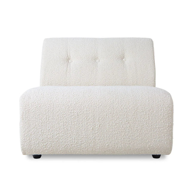 HKliving Vint Couch Element Middle Boucle Cream