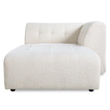 HKliving Vint Couch: Element Right Divan Boucle Cream
