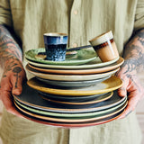 HKliving Dinner Plates Kiwi (Set Of 2)