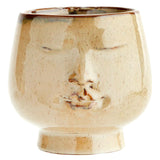 Flower Pot With Face Imprint