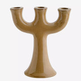 Stoneware Candle Holder Mustard