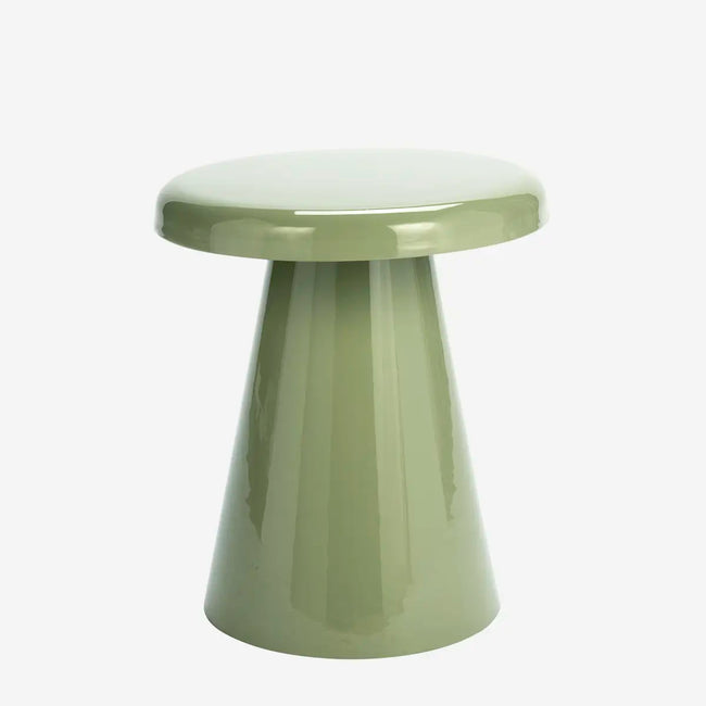 Enamel Side Table Light Green