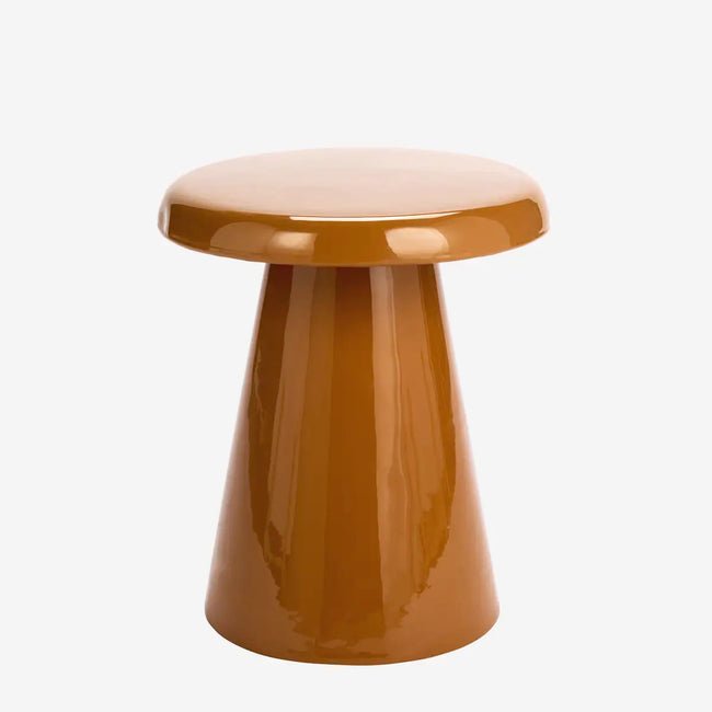 Enamel Side Table Pumpkin Spice