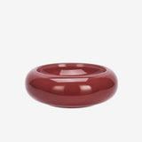 Glass Bowl Maroon