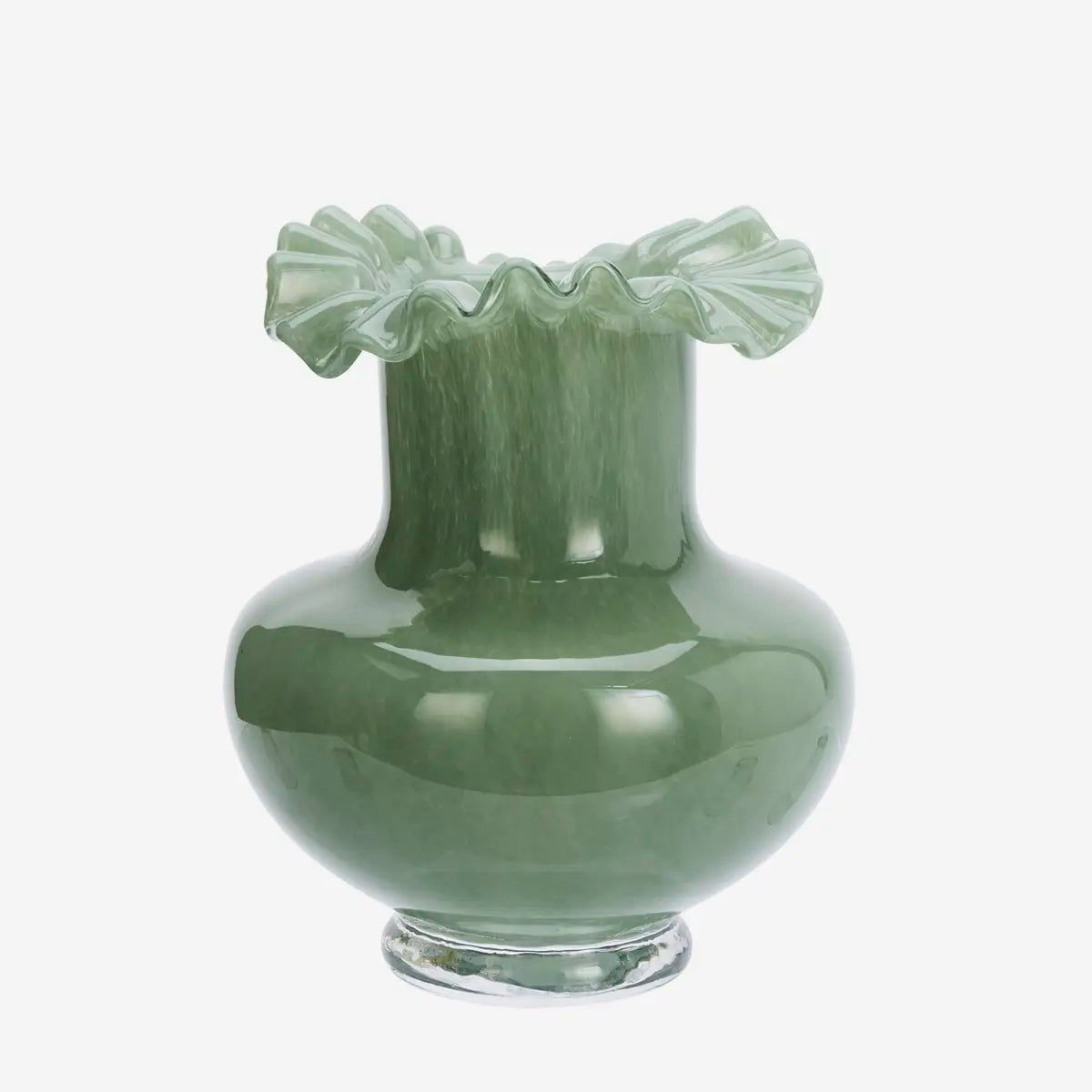 Glass Vase Green