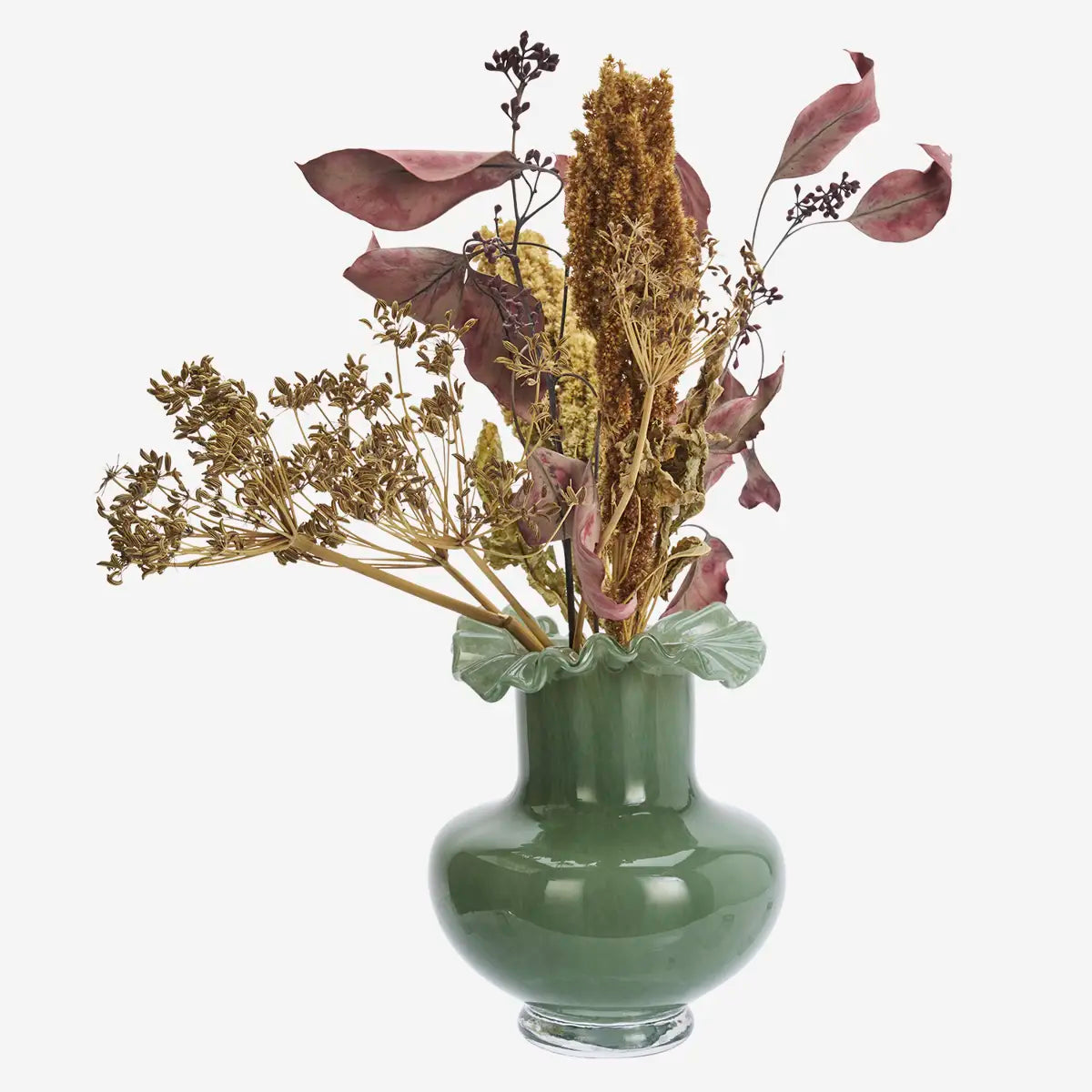 Glass Vase Green