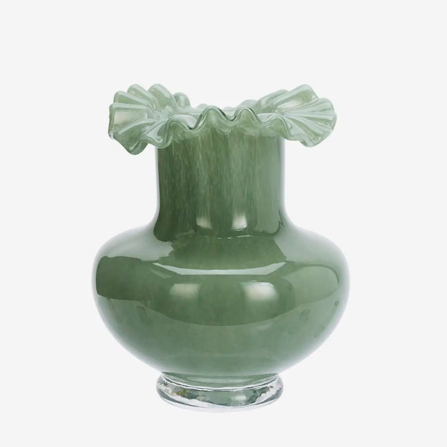 Glass Vase Green