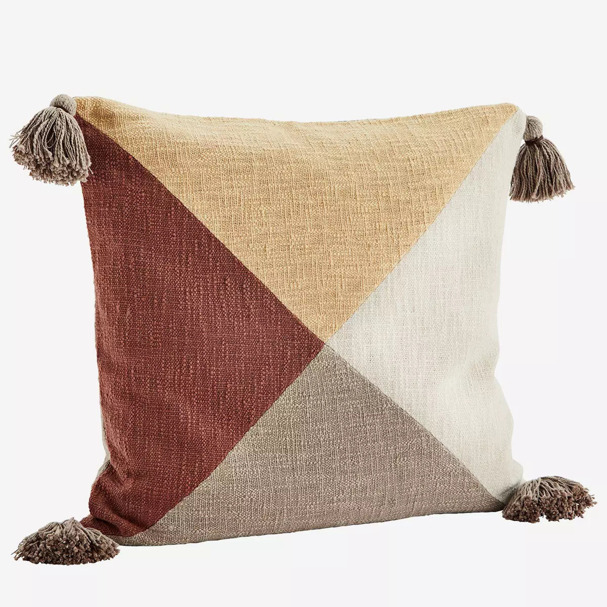 Cushion With Tassels Multicolor