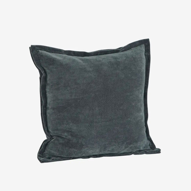 Velvet Cushion Dusty Blue