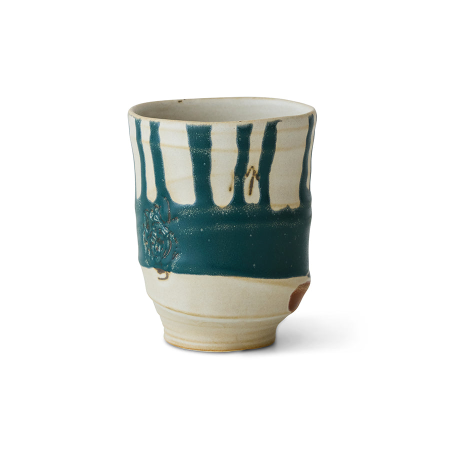 HKLIVING Artist ceramics: coffee mug dipped