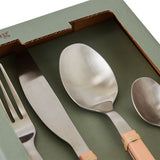 HKliving 70s cutlery: peach set of 16