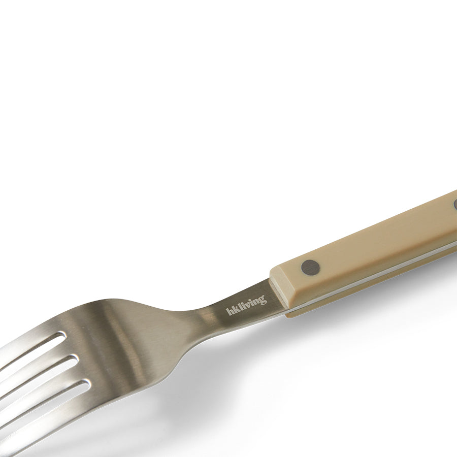HKliving 70s cutlery: olive set of 16