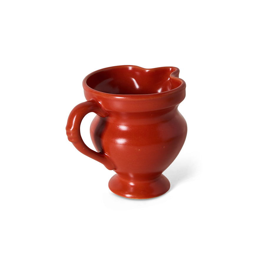 HKLIVING Farmhouse Ceramics: Small Jug Red