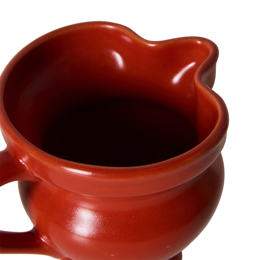 HKLIVING Farmhouse Ceramics: Small Jug Red
