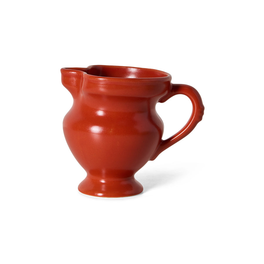 HKLIVING Farmhouse Ceramics: Small Jug Red