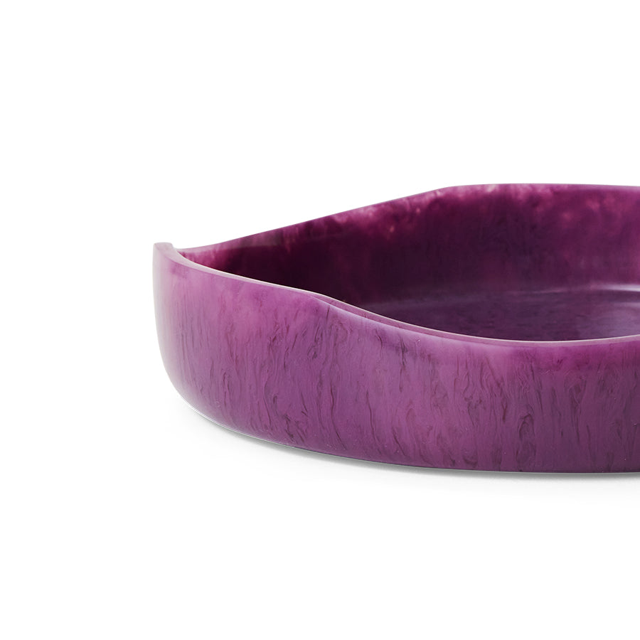 HKLIVING Salad Bowl, Plum