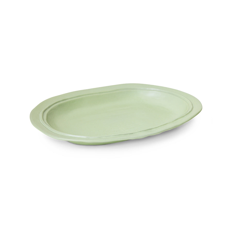 HKLIVING New Classics: Large Ceramic Tray Mint