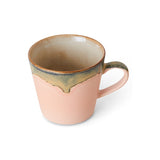 HKliving 70s Ceramics: Cappuccino Mug Blossom