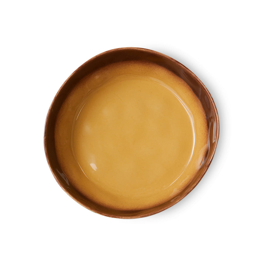 HKliving 70s Ceramics: Pasta Bowls Cove, set of 2