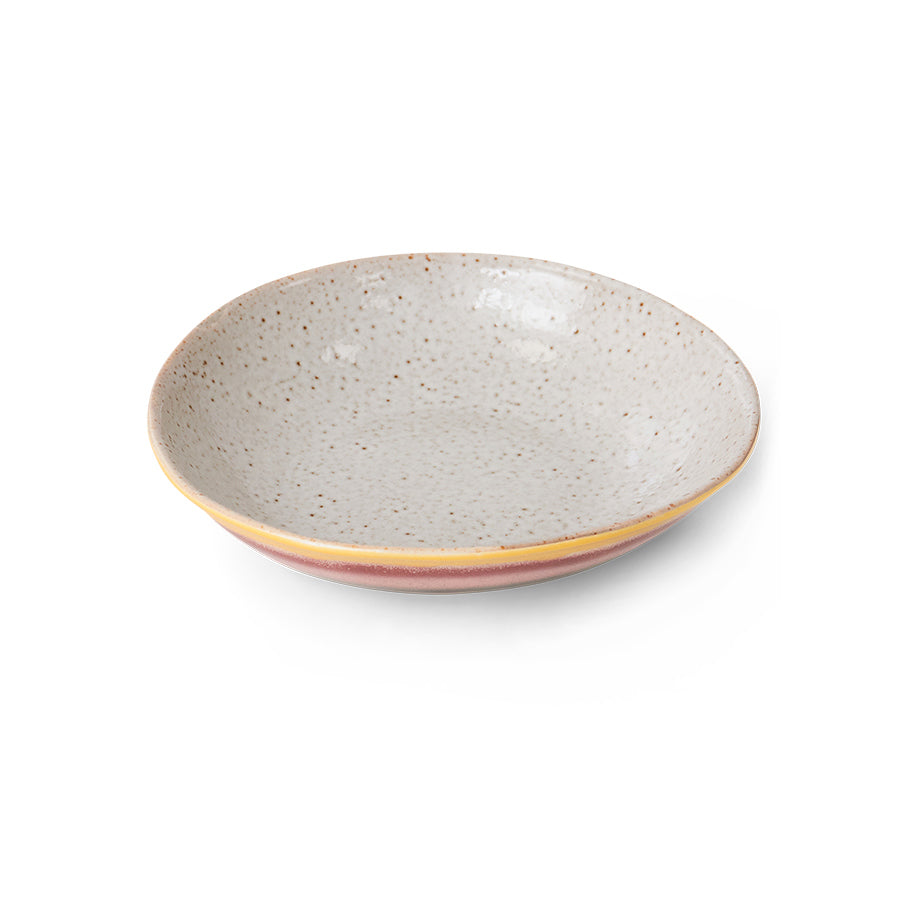 HKliving 70s Ceramics: Curry Bowls Hibiscus, set of 2