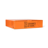 Orange box packaging for '70s Ceramics Salad Bowl' on a white background