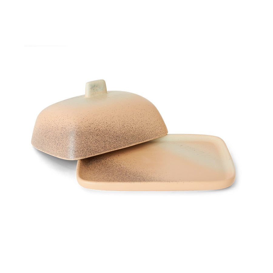 HKLIVING 70s ceramics: butter dish breeze