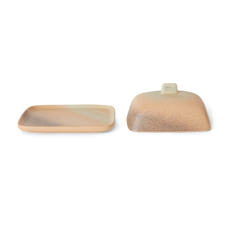 HKLIVING 70s ceramics: butter dish breeze