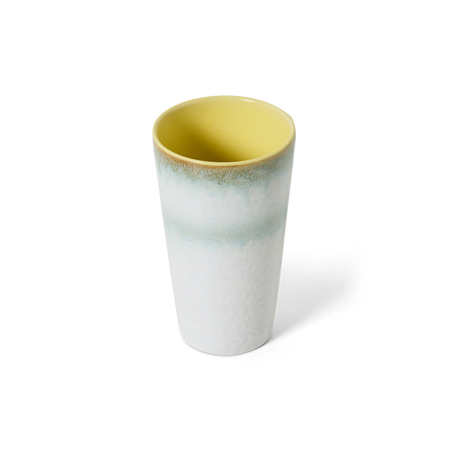 HKLIVING 70s Ceramics: Latte Mug Petal