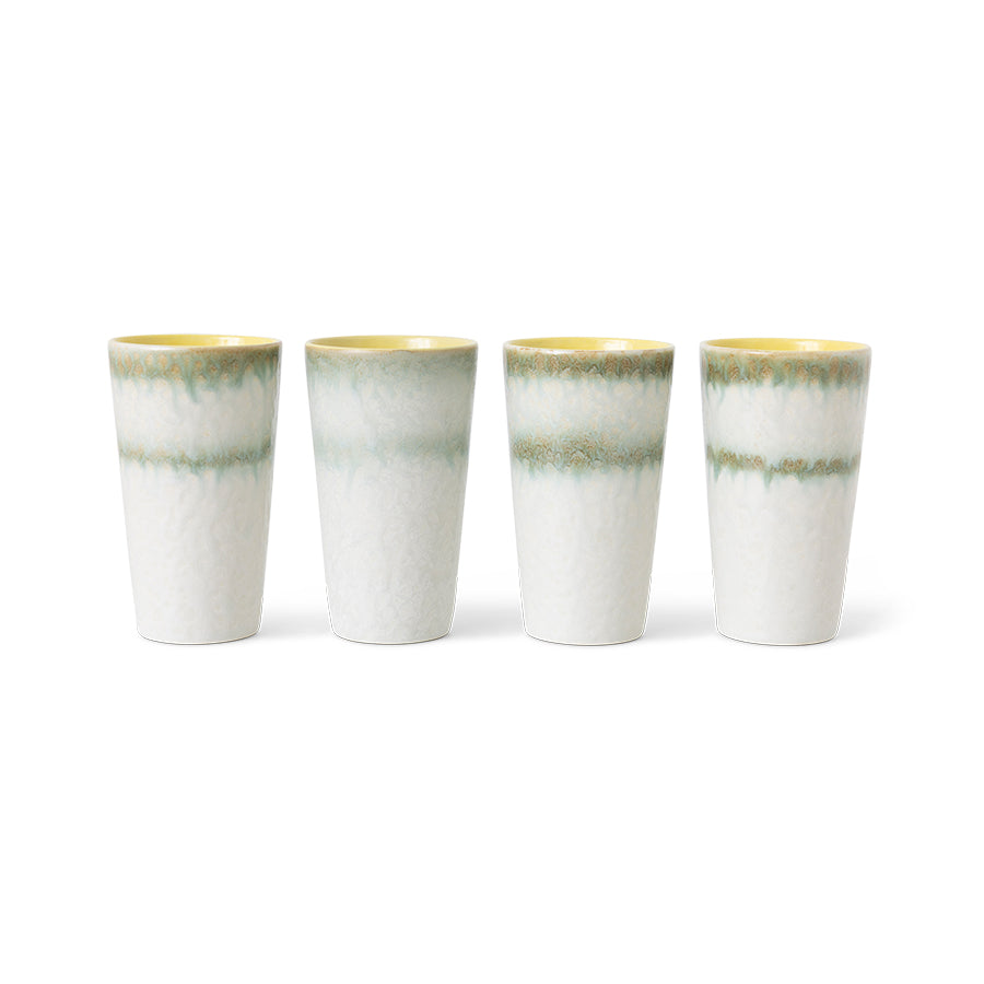 HKLIVING 70s Ceramics: Latte Mug Petal