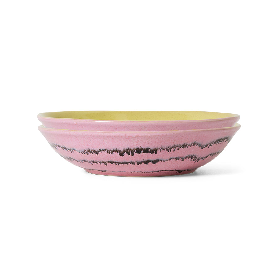 HKLIVING 70s Ceramics: Curry Bowls Bubble, set of 2
