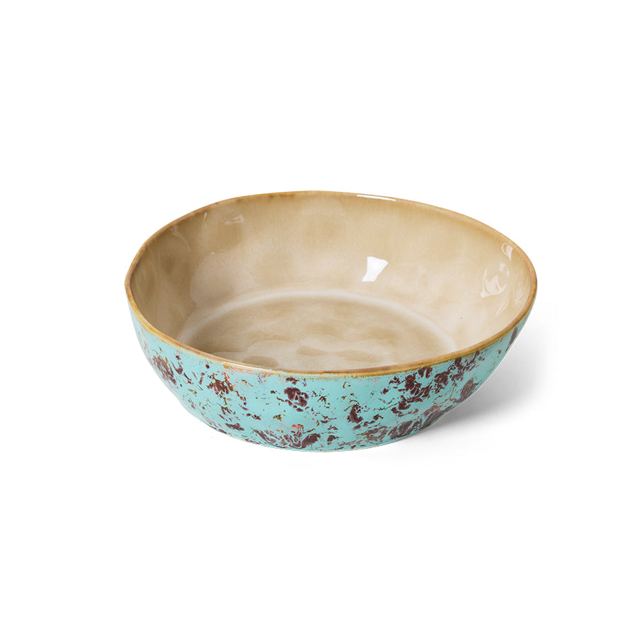 HKLIVING 70s Ceramics: Pasta Bowls Patina, set of 2