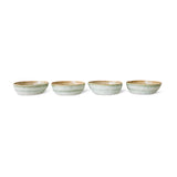 HKLIVING 70s Ceramics: Pasta Bowls Petal, set of 2