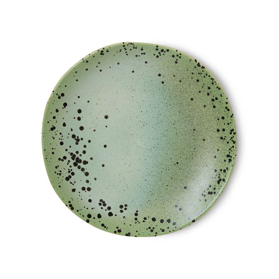 HKLIVING 70s 70s Ceramics: Side Plates Fleck, set of 2