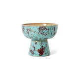 HKLIVING 70s Ceramics: Tapas Bowl On Base Patina, S