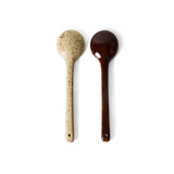 HKLIVING 70s Ceramics: Serving Spoons Hills, set of 2