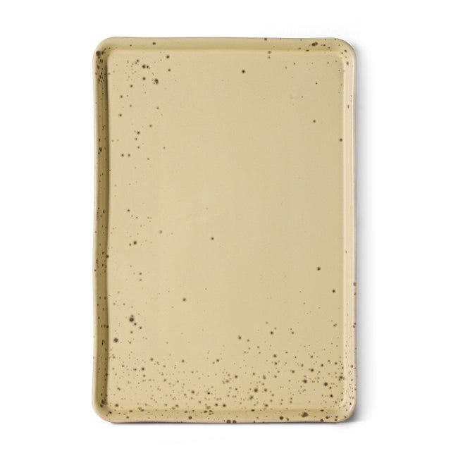 HKLIVING 70s Ceramics: Large Tray Grit