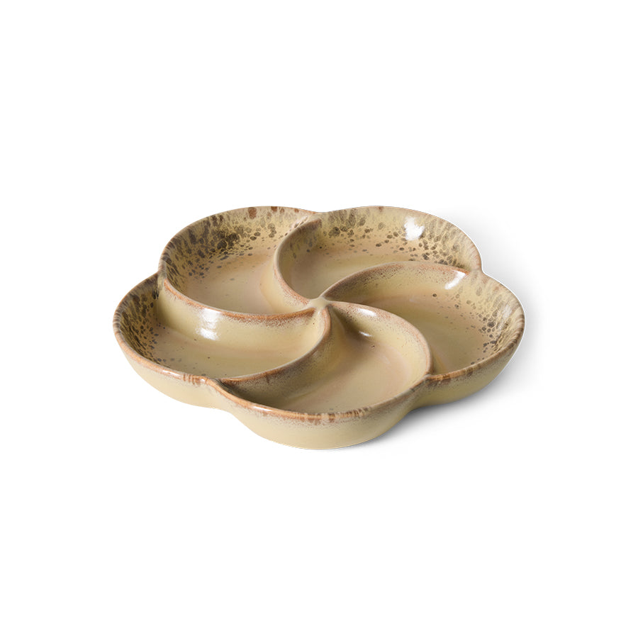 HKLIVING 70s Ceramics: Snack Tray Grit