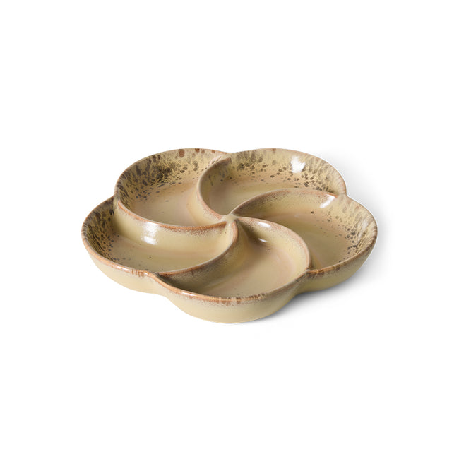 HKLIVING 70s Ceramics: Snack Tray Grit