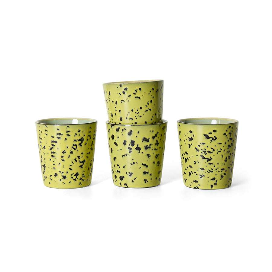 HKLIVING 70s Ceramics: Coffee Mug Corn