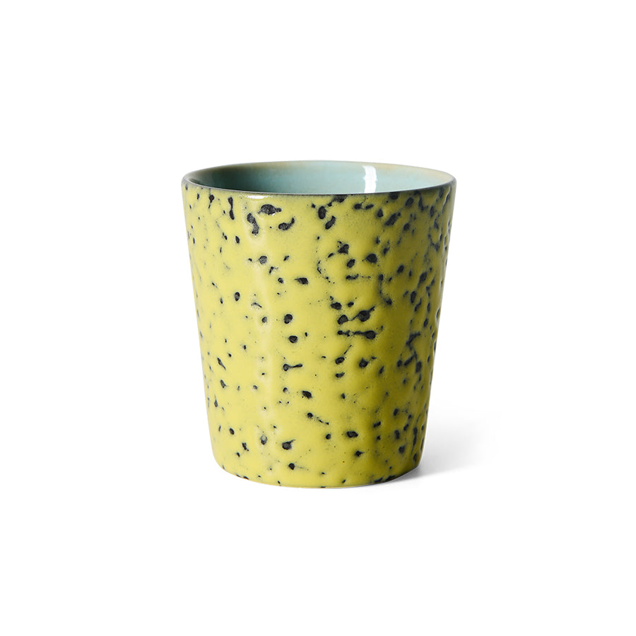 HKLIVING 70s Ceramics: Coffee Mug Corn